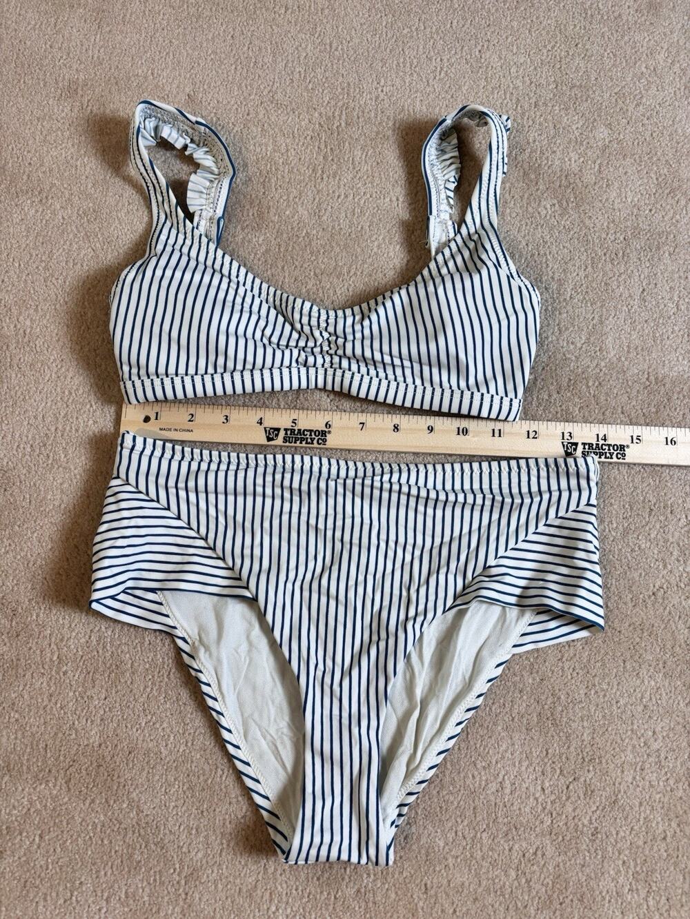 Body Glove White Blue Bikini M/S